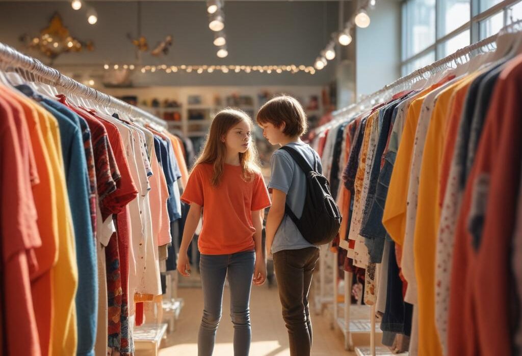 Магазин одежды для детей и подростков