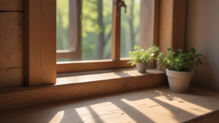 Подоконники из ясеня