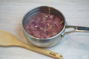 Печень куриная, отварная - фото шаг 3